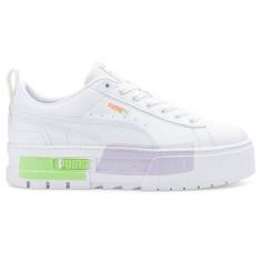 Imagem de PUMA Womens Mayze Mis Platform Lace Up Sneakers Shoes Casual - White
