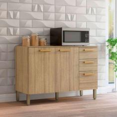 Imagem de Balcão Urbane com Tampo 3 Portas 2 Gavetas 2973 Kits Paraná