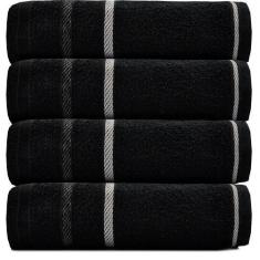 Imagem de Kit 4 Toalhas Banho 100% Algodão Salão Manicure Academia Spa 68X113cm