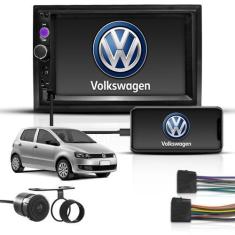 Imagem de Kit Central Multimidia 2 Din Mp5 Bt Espelha Volkswagen Fox - First Opt