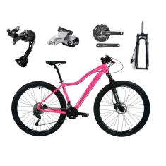 Imagem de Bicicleta Aro 29 Absolute Hera Feminina Alumínio Câmbios Shimano Alívio e Altus 27v Freios Hidráulicos Garfo Com Trava no Guidão - Rosa