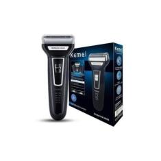 Imagem de Maquina 3 Em 1 Cortar Cabelo Aparador Barbeado Kemei Km-6558