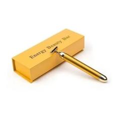 Imagem de Massageador Anti Rugas Vibro Facial Ouro 24K Renovação Pele - Beauty B