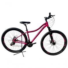 Imagem de Bicicleta Aro 29 Panther Logan Feminina Rosa 21v Câmbios Shimanos
