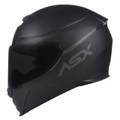 Imagem de Capacete Masculino Feminino Asx Eagle Preto Fosco Esportivo