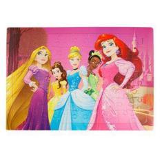 Imagem de Quebra Cabeça Com 63 Peças Princesas Disney - Etitoys