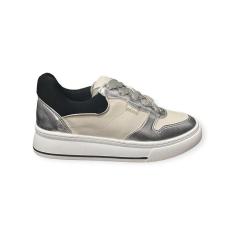 Imagem de Tenis Casual Skater Anacapri Feminino Creme-Feminino