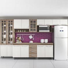 Imagem de Cozinha completa predilleta gabrieli modulada 6 peças 330 cm 15 portas