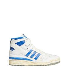 Imagem de adidas Forum 84 Hi AEC Tênis masculino, Branco nuvem, azul/branco nuvem, 42