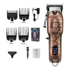 Imagem de Máquina Metal Bronze Kemei-3705 Display Led Profissional 10W