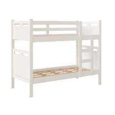 Imagem de Beliche Solteiro Jaspe Reforçada Vira duas Camas Branco