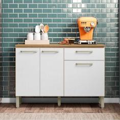 Imagem de Balcão De Cozinha Ambiente Versalhes Freijó Supremo - Kits Paraná