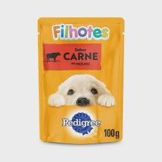 Imagem de Ração Úmida Pedigree Sachê Carne ao Molho para Cães Filhotes 100g