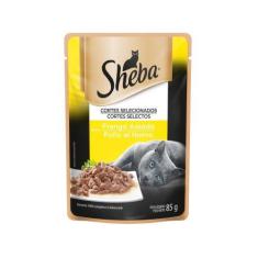 Imagem de Ração Úmida Para Gato Adulto Sachê Sheba - Cortes Selecionados Frango