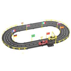 Imagem de Pista Autorama Eletrico Formula Veloz Com Carrinhos Braskit