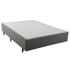Imagem de Base Box Casal Herval Ômega 28x138x188cm – Cinza