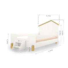 Imagem de Cama Infantil Solteiro Aila - Casa E Bebê Shop