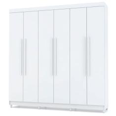 Imagem de Guarda-Roupa Casal Elegance 6 PT 2 GV Branco