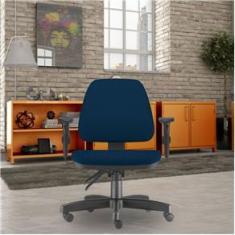 Imagem de Kit 02 Cadeiras de Escritório Giratória Executiva Ergonômica Sky Crepe