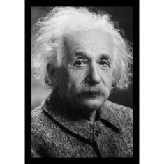 Imagem de Quadro Decorativo Albert Einstein Físico Teórico