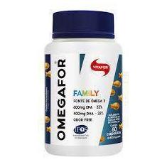 Imagem de Omegafor Family Ômega 3 (33% Epa E 22% Dha) 500Mg Vitafor 60 Cápsulas