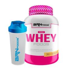 Imagem de Kit Pink Whey Foods 2Kg + Coqueteleira - Brn Foods