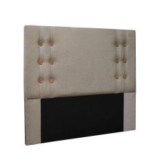Imagem de Cabeceira Gênova para Cama Box Casal 140cm Linho Areia