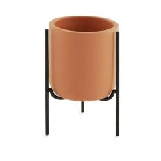 Imagem de Cachepot em Cimento Terracota com Suporte P