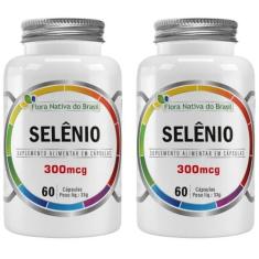 Imagem de Kit 2X Selênio 500% IDR 60 cápsulas - Flora Nativa