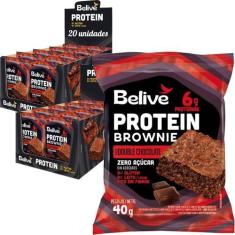 Imagem de Protein Brownie Double Chocolate Zero Belive 40G (20 Und)