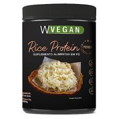 Imagem de W Vegan Rice Protein Premium 350G Wvegan Sabor Cocada Proteina De Arroz
