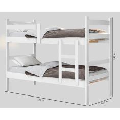 Imagem de Beliche Solteiro Porto Branco