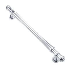 Imagem de Asidrama Pacote com 10 puxadores de armário de cozinha cromados polidos de 6,3 polegadas (160 mm), puxadores de armário de cozinha para puxadores de gaveta de armário