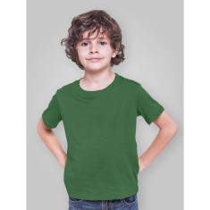 Imagem de Camiseta Infantil Menino Meia Manga Verde Escuro cmc1