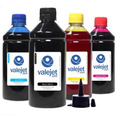 Imagem de Kit 4 Tintas Para Epson L455 Bulk Ink Valejet Cmyk 500ml