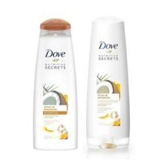 Imagem de Kit Shampoo 400ml + Condicionador Dove Nutritive Secrets Ritual de Reparação 400ml