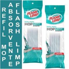 Imagem de Kit 2 Refil Mop Flash Limp Limpeza Geral Plus Absorvente