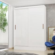 Imagem de Guarda-roupa Belem 2 Portas De Correr 2 Gavetas Branco