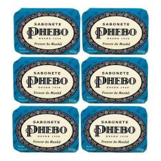 Imagem de Kit 6 Sabonete Barra Frescor Da Manhã Glicerina Vegetal Óleo De Palma