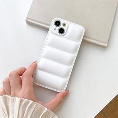 Imagem de Capa de telefone de couro de silicone macio de luxo para iPhone 14 13 12 11 Pro Max 7 8 Plus X XR XS Max SE 2022 Capa de proteção de lente de câmera, branca, para iPhone 14 Pro