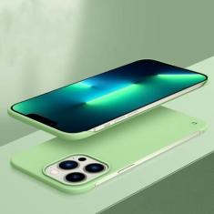 Imagem de Capa de telefone rígida ultrafina sem moldura para PC à prova de choque para iPhone 14 13 12 Mini 11 Pro Max X XR XS SE 2022 7 8 Plus Capa traseira fina, verde, para SE 2020 2022