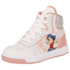 Imagem de Tênis Infantil Cano Alto Mulher Maravilha Via Vip W3815