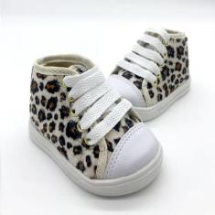 Imagem de Tênis Sapatinho Infantil Menina Cano Alto Oncinha, 22