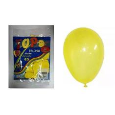 Imagem de 500 Bexiga Balão Liso Festa Pequeno N° 6,5 - Amarelo (10pct)
