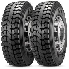 Imagem de Kit 2 Pneu Pirelli 275/80r22.5 149l Tl Tg88 Borrachudo Misto