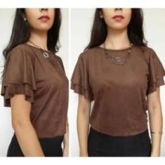Imagem de Blusa Em Suede