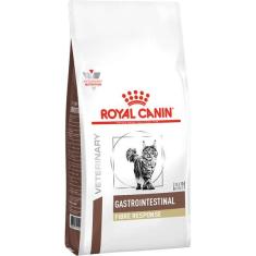 Imagem de Ração Royal Canin Feline Veterinary Diet Gastro Intestinal Fibre Response para Gatos com Doenças Intestinais - 1,5 Kg