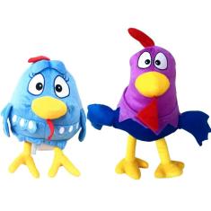 Imagem de Pelúcias Galinha Pintadinha e Galo Carijó - 02 Personagens