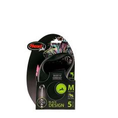 Imagem de Guia Flexi Black Design Corda M 5m - Rosa p/ cães