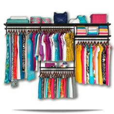 Imagem de Roupeiro Aramado Quarto Pequeno Closet Feminino Solteiro 2,80